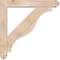 Ekena Millwork Funston Arts and Crafts Smooth Bracket w/ Offset Brace, Douglas Fir, 7 1/2"W x 48"D x 48"H BKT0806X48X48FST03SDF - alternate 2